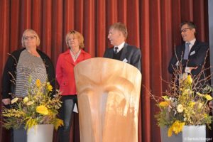 Das neue Vorstandsteam des Bürgernvereins: Monika Lang-Dahlke, Loretta Lorenz, Klaus Füsslin, Justus Kampp