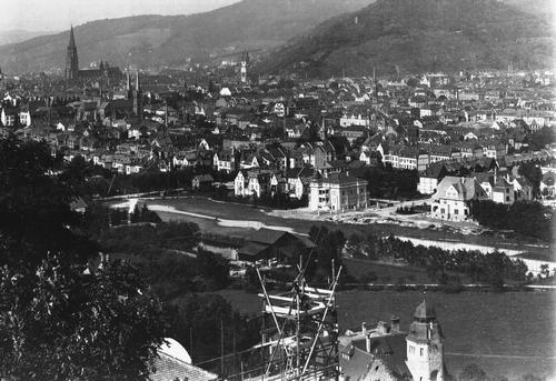 Blick vom Lorettoberg um 1908