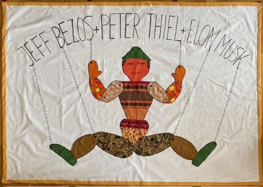 No2: Digitale Bonzen Breite 160cm; Höhe 97 cm