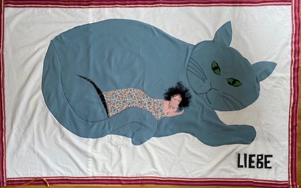No 15: Liebe Katze Breite: 1,90m Höhe 1,20m